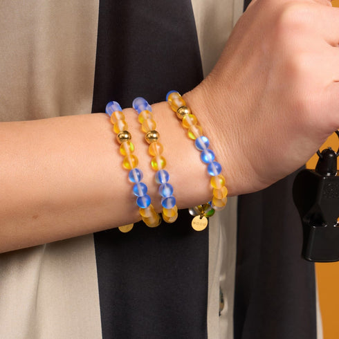 SWEDEN | Mermaid Glass Nations Bracelet